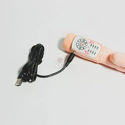 DV13A Remote-Controlled Rotating Heating Vibrating Dildo — Comfort & Functionality at Your Fingertips