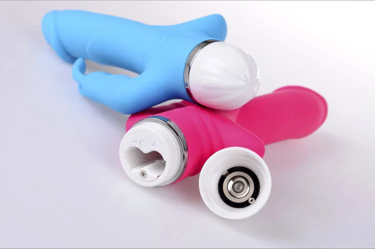 Joko Silicone Vibrator with Rotating Function Blue Pink — hình 7
