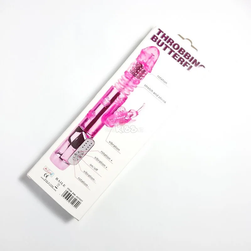 Rechargeable Vibrating Thrusting Dildo, Soft TPE + ABS — The built-in clitoral licking tongue brings an extra