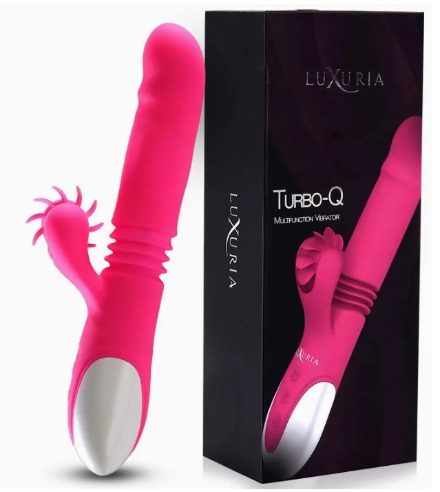 Turbo Licking Thrusting Vibrator Silicone 23x3.4cm — Simple to Use & Maintain