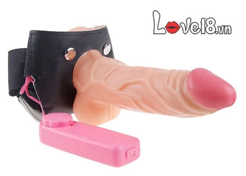 DC65U Hollow Vibrating Strap-On – Realistic Design, Intense — hình 2
