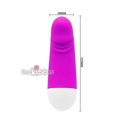Mini Silicon 30-Frequency Vibrating Dildo for Women