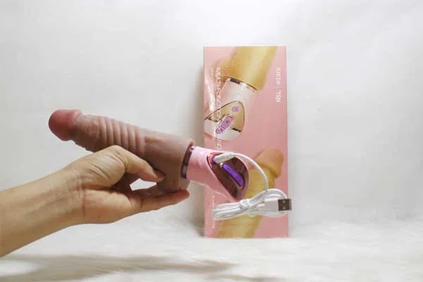 Ultra Soft Silicone Joker Heated Vibrating Dildo — Its incredibly soft silicone texture and lifelike design