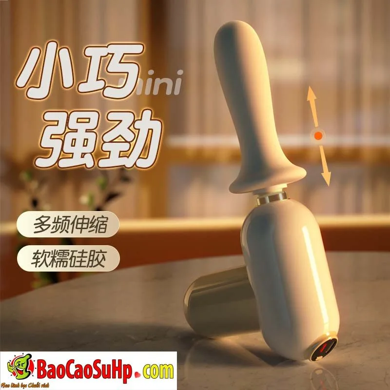 Mini Fascial Handheld Machine Dildo with Accessories — hình 3