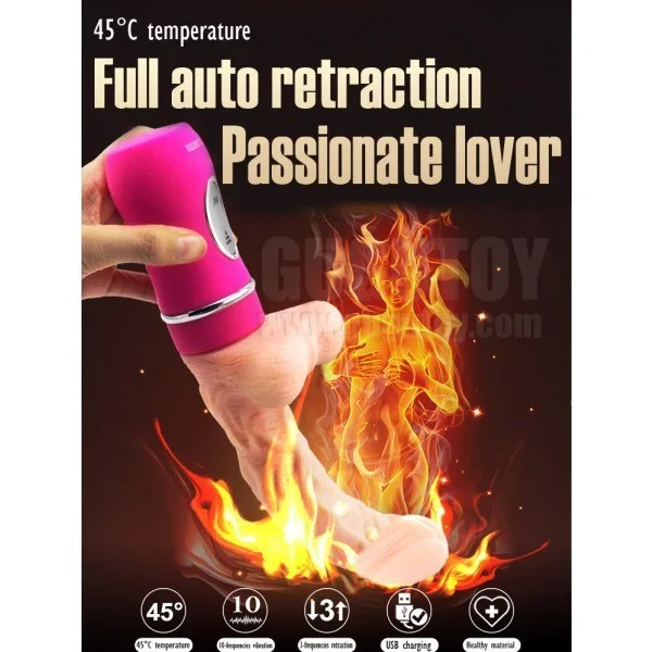 TemperatureControlVibratingThrustingSiliconeDildo — Unmatched Sensations with Smart Technology