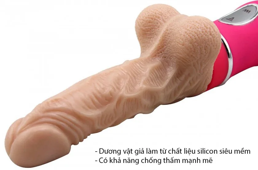 Ailighter USA Heated Auto Vibrating Silicone Dildo — hình 6
