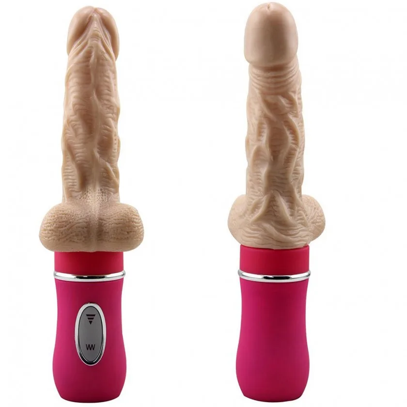 Ailighter USA Heated Auto Vibrating Silicone Dildo — hình 3