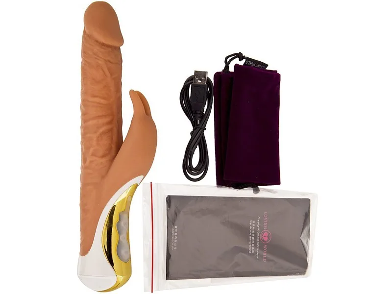Loving Word USA Soft Realistic Rechargeable Vibrator — hình 4