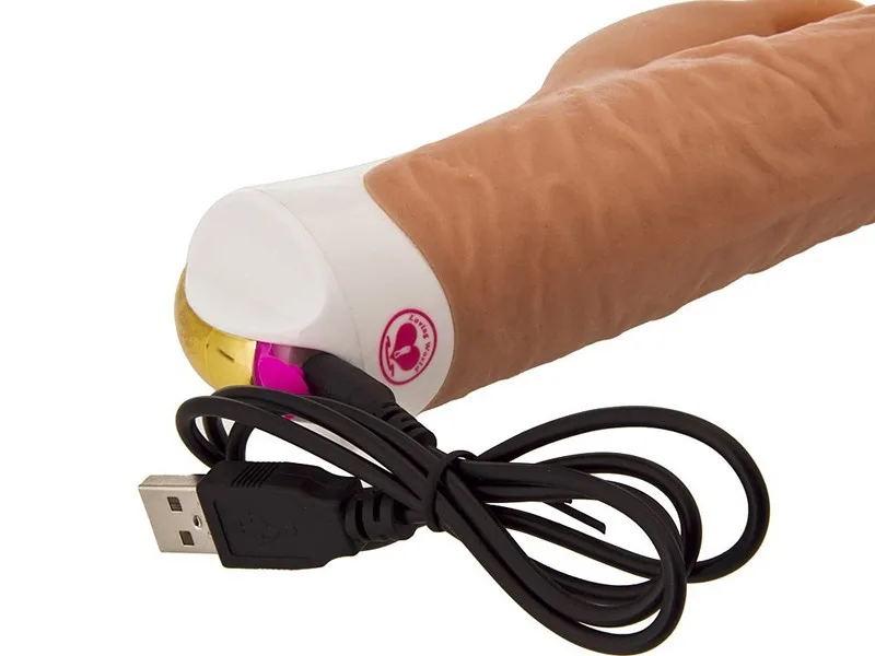 Loving Word USA Soft Realistic Rechargeable Vibrator — hình 3