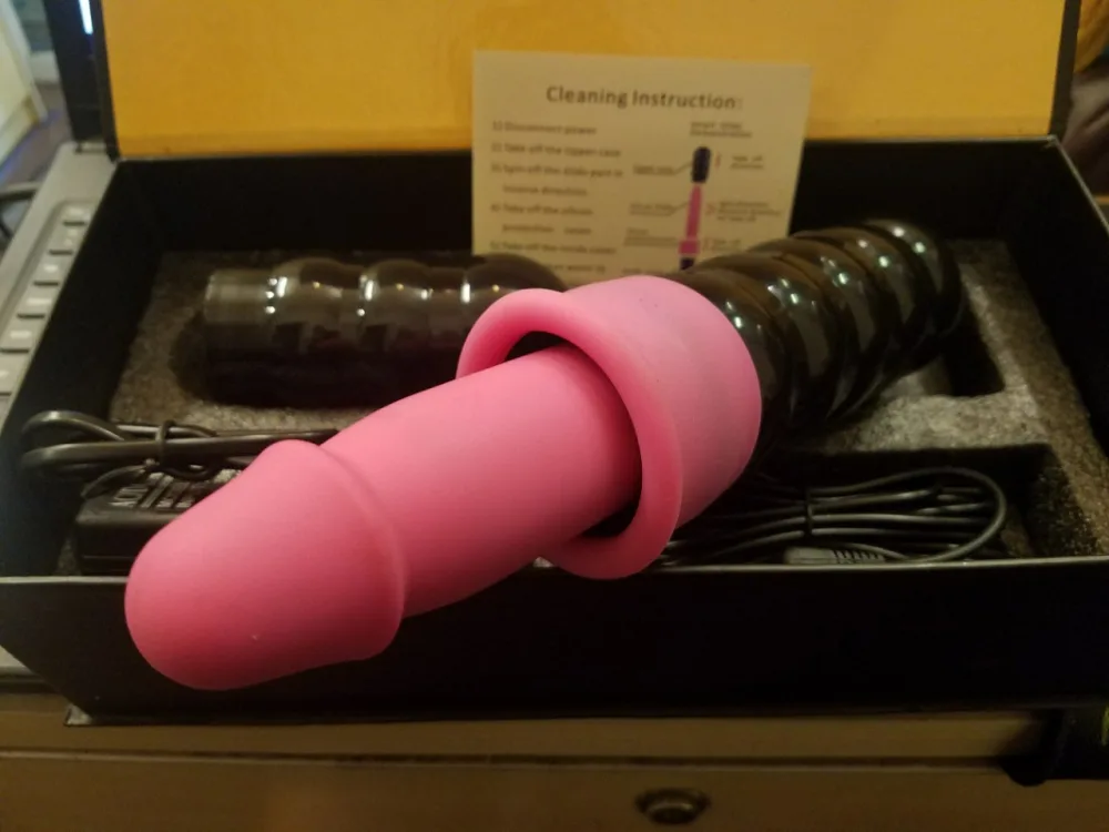 Lady Lover Auto Thrusting Realistic Silicone Vibrator — hình 3