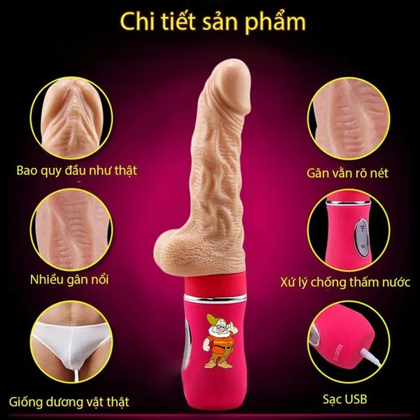 Heated Realistic Ailighter Vibrating Dildo Adult Couple Toy — Powerful Functions for Customized Pleasure