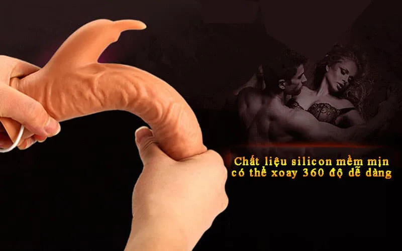Loving World Wall-Mounted Heating Rotating Vibrating Dildo — hình 3
