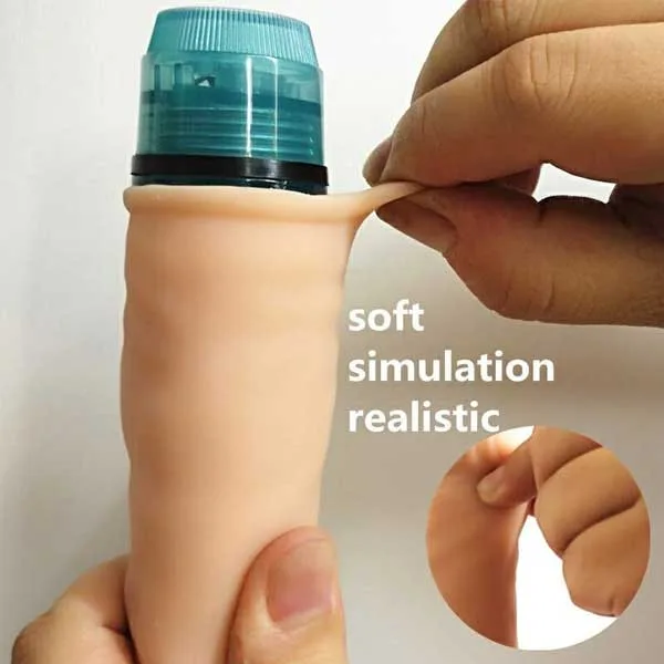 TSN Max Label Multi-Speed Vibrating Realistic Silicone Dildo — hình 2