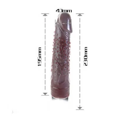 DV01K Spiked Super Vibrate Silicone Female Dildo — Exceptional Specifications for Enhanced Satisfaction