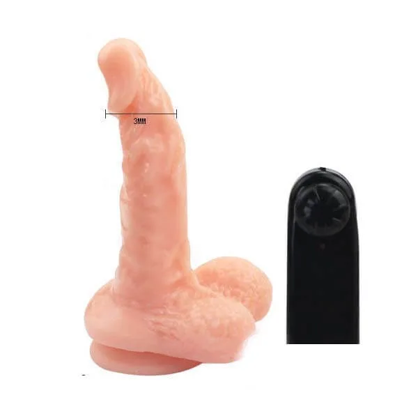 Wall-Mount Vibe Realistic Dildo Silicone Safe Enjoy — hình 5
