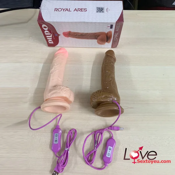 Royal Ares 7.5 inch Rotating Vibrator Male Dildo — hình 8