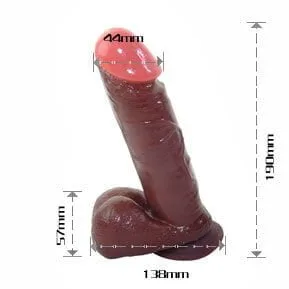 DV04A Premium Wall Suction Silicone Dildo African Style — Exceptional Features and Specifications