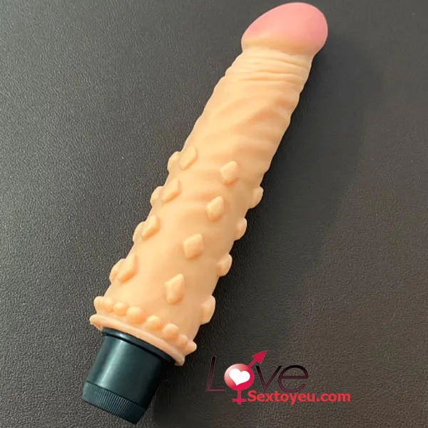 Soft Ribbed Silicone Vibrating Dildo AAA Battery Powered — Exceptional Design for Maximum Pleasure