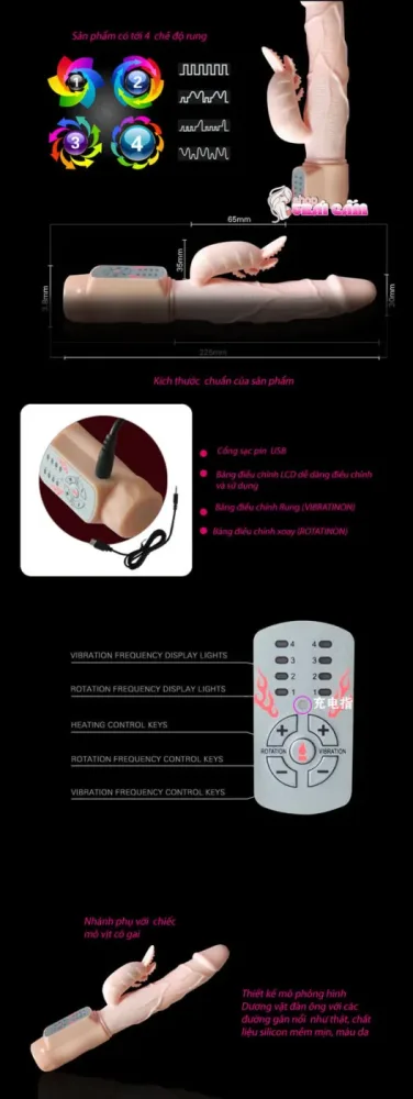 Small Warm Vibrating Rotating Dildo Medical Polymer Safe — Lifelike Design for Maximum Enjoyment