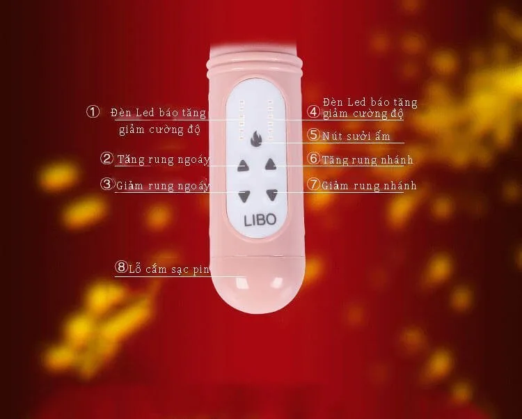 DV13E Multi-Function Vibrating Thrusting Clitoral Massager — Its realistic sensations and advanced heating technology