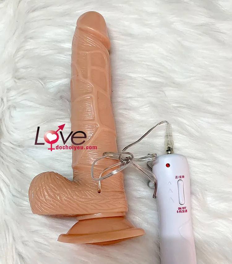Super Man Suction Cup Vibrating Dildo Realistic Textured — hình 3