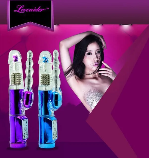 Loveaider DV20 Rotating Vibrator Anal Stimulator Premium Toy — Dual Stimulation and Flexible Anal Massager