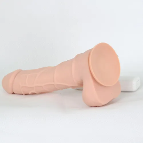Realistic Silicone Vibrating Dildo Female Male Couples Fun — Easy to Use and Maintain