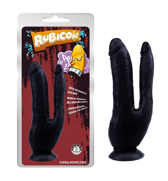 Double-Branch Suction Silicone Vibrator Female Couples' Intimate Toy