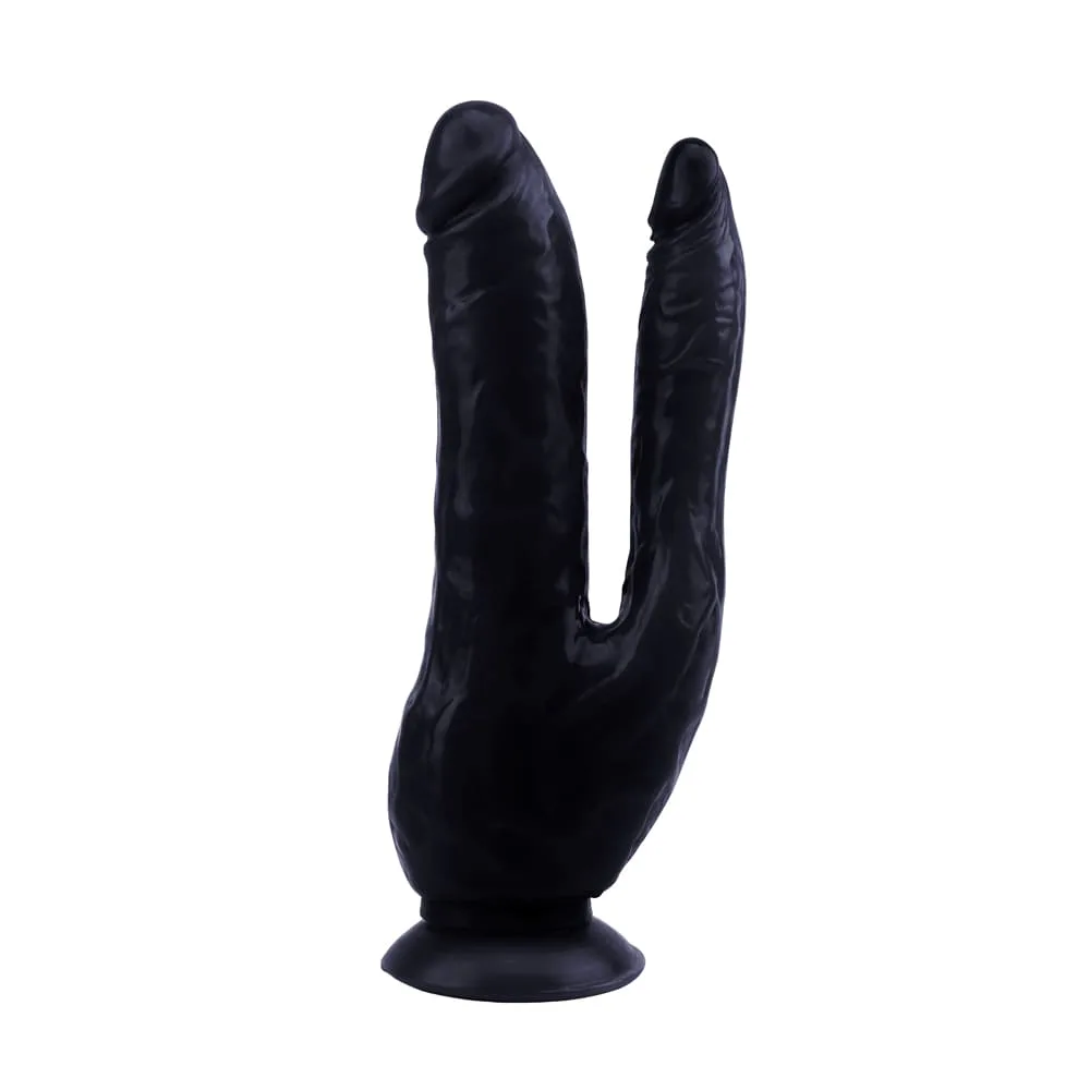 Dual-Ended Suction Wall-Mount Realistic Vibrator — Unique Features for Maximum Satisfaction