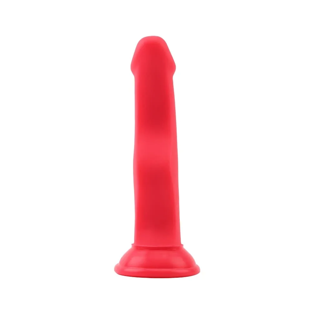 Realistic Soft Silicone Curved Dildo for Female Masturbation — hình 5