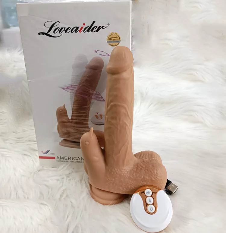 Soft Silicone Wall-mounted Dildo with Remote Vibrator — hình 3