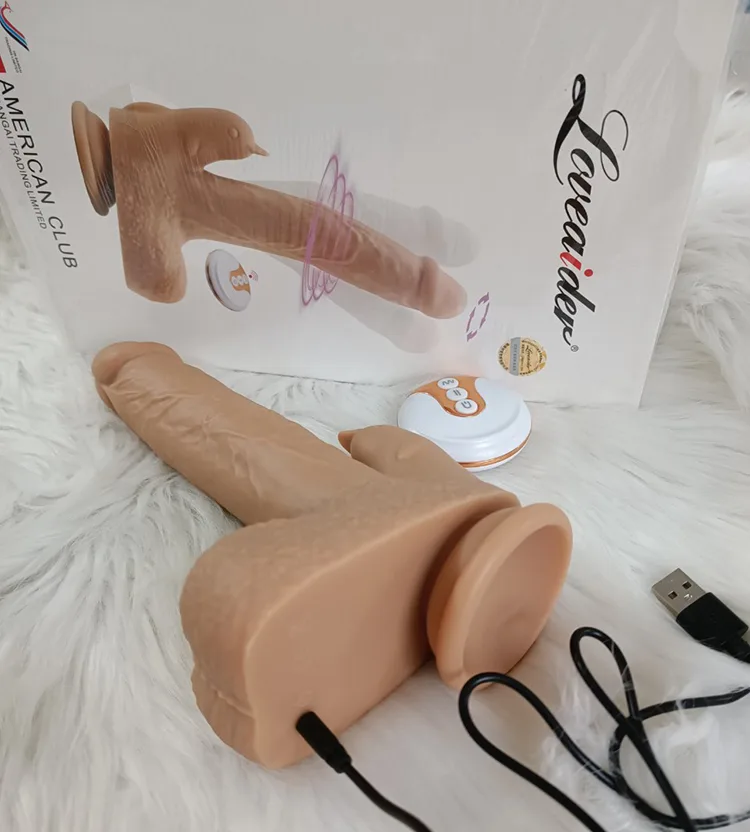 Soft Silicone Wall-mounted Dildo with Remote Vibrator — hình 4