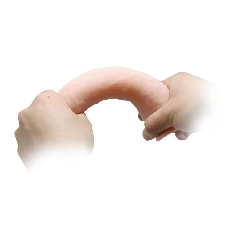DV33C Flexible Curved Dildo for Female Masturbation — Flexible Design with Adjustable Curvature