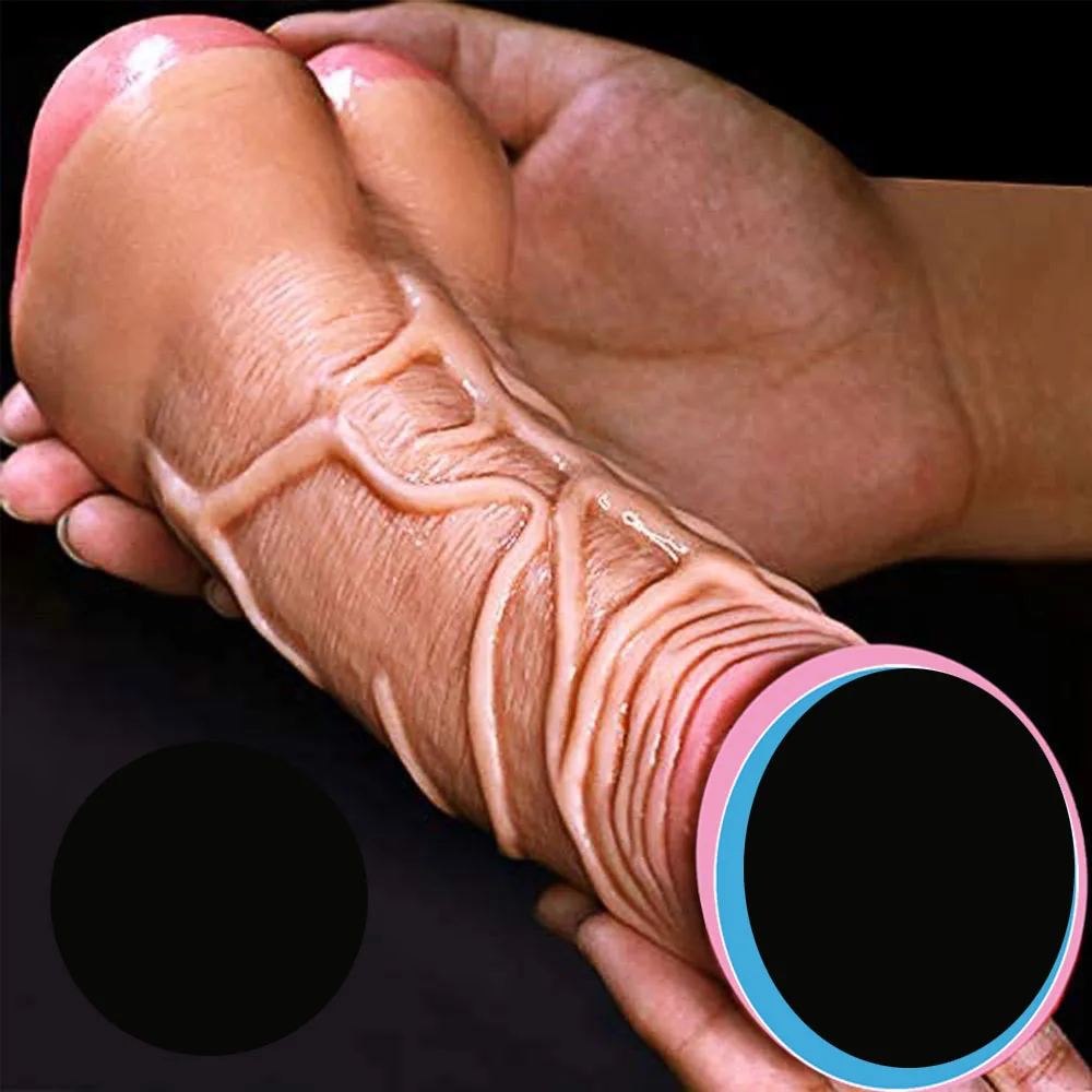 Silicone 2-in-1 Penis Vaginal Sleeve No Vibration Realistic — Perfect Dimensions for Realistic Sensation and Enhanced