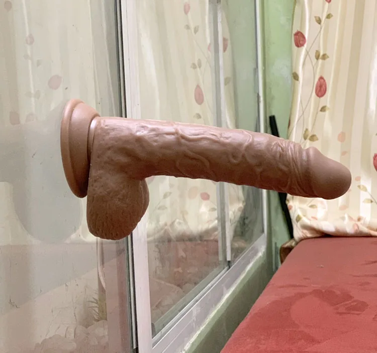 High-End Remote Control Wall-Mounted Vibrating Dildo DV48 — hình 2