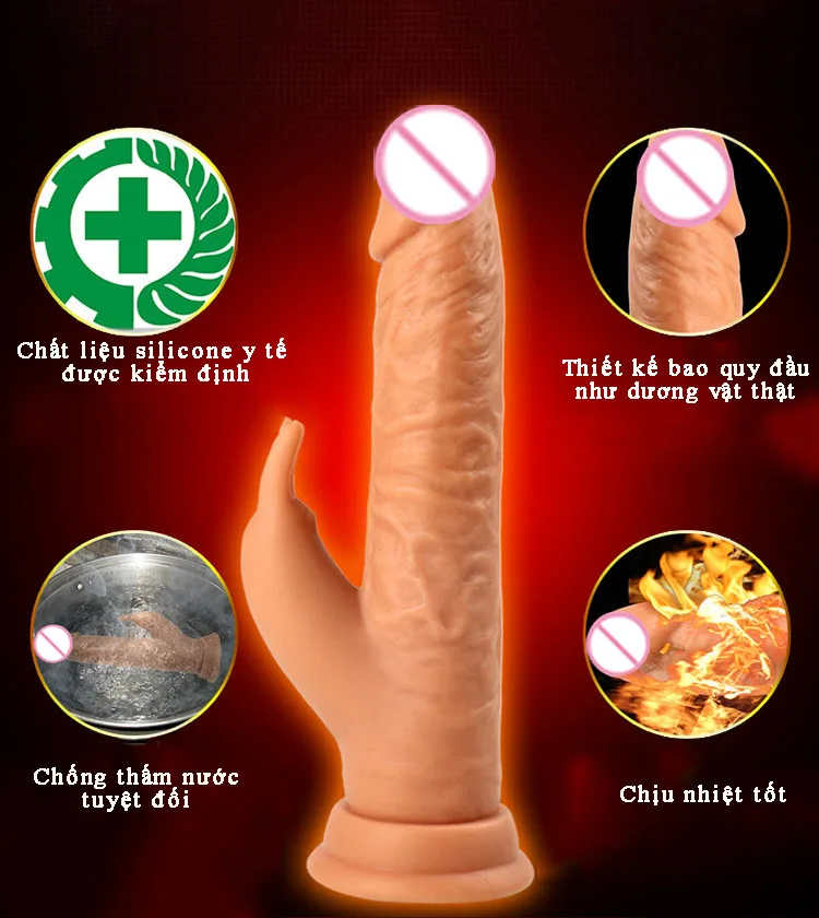 Cyberskin Ribbed Vibrating Dildo 18.5cm Silky Soft Sensation — hình 9