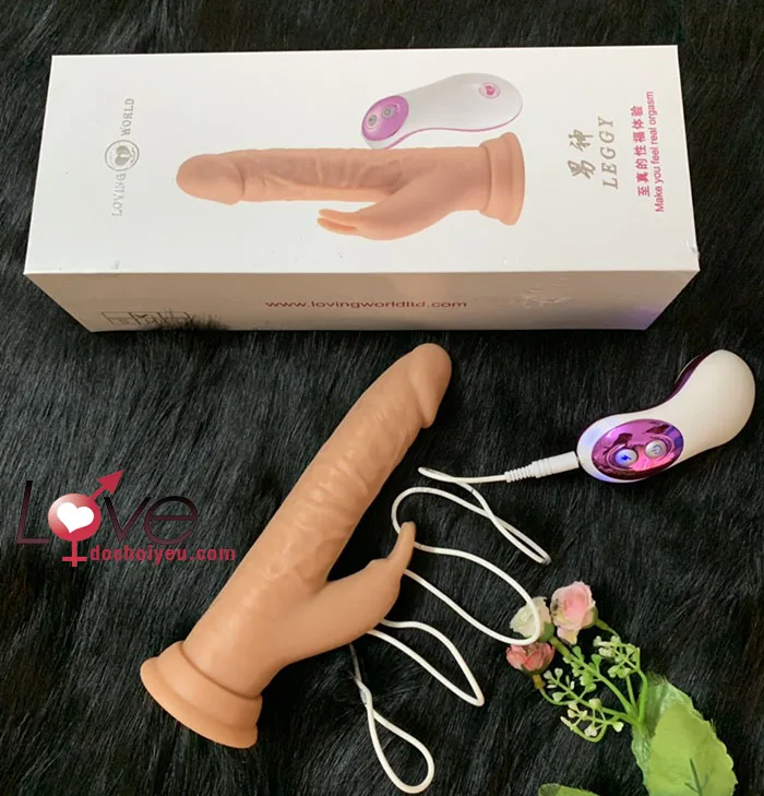 Cyberskin Ribbed Vibrating Dildo 18.5cm Silky Soft Sensation — hình 3