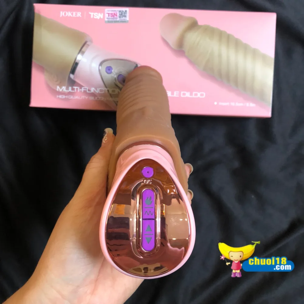 Joker USA Heated Vibrating Thrusting Silicone Dildo Toy — hình 9