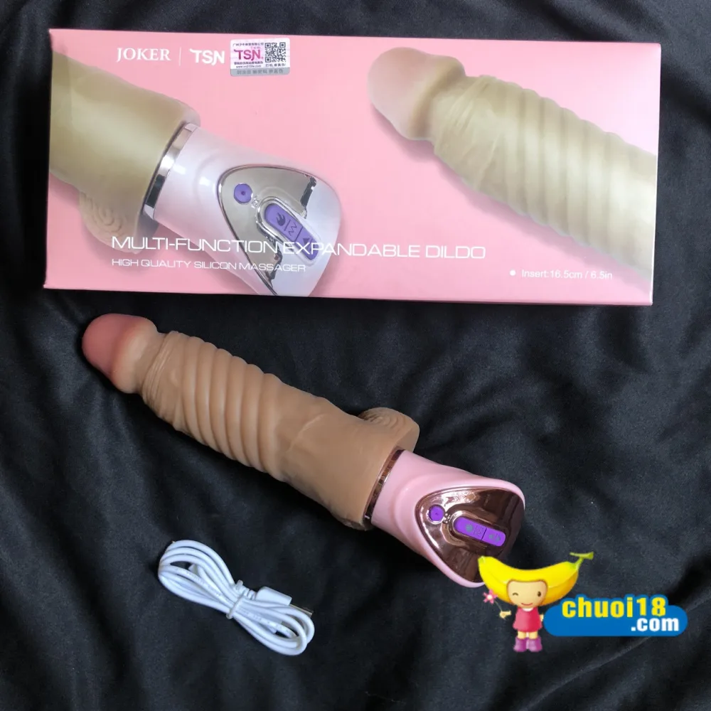 Joker USA Heated Vibrating Thrusting Silicone Dildo Toy — hình 11