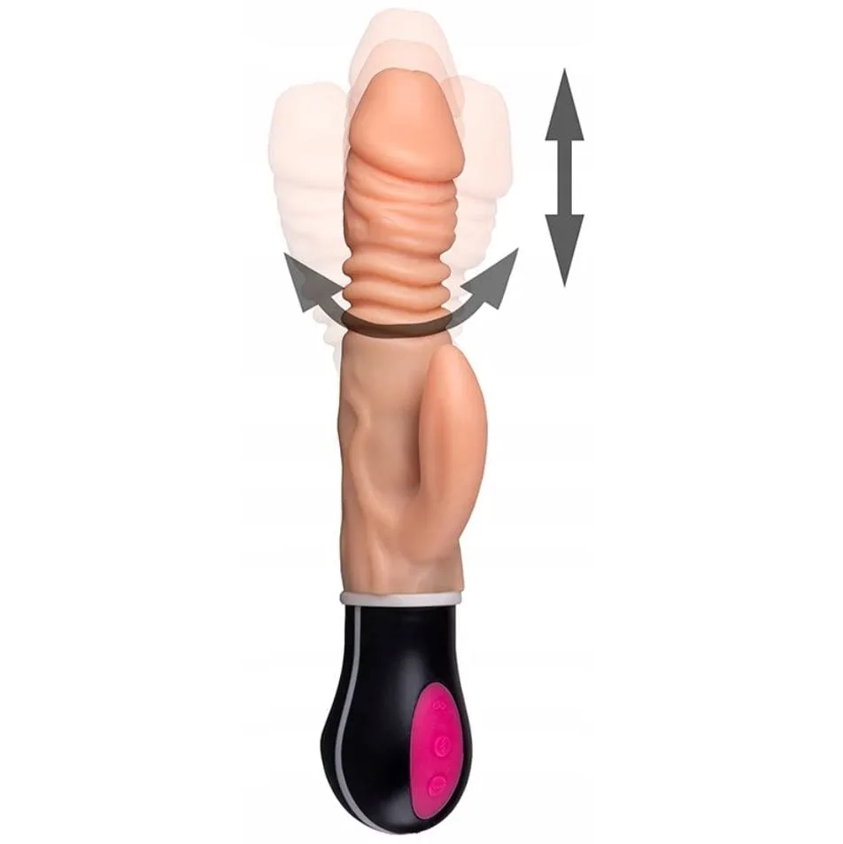 DV44H Multi-Function Heated Vibrating Thrusting Dildo — Innovative Design and Comfort