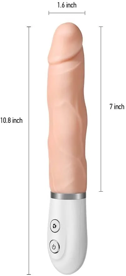 DV44K Designer Silicone Dildo with Unique Curved Vibrations — Unmatched Stimulation and Design Elegance