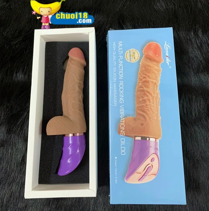 Loveaider Realistic Silicone Dildo with Heating Vibration — hình 6