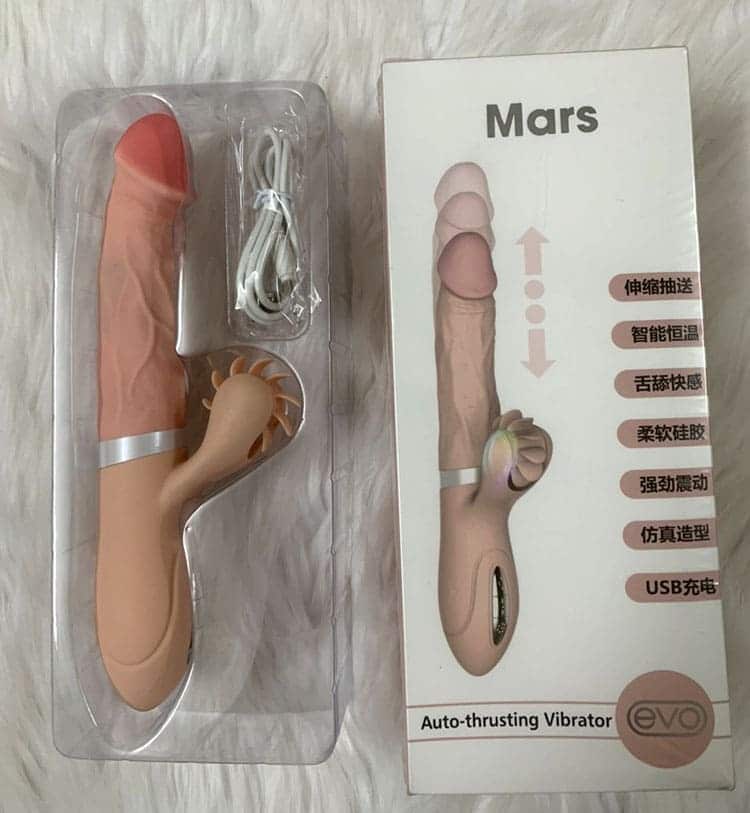 DV44S Premium Automatic Licking Thrusting Silicone Dildo — Enhanced Design for Maximum Pleasure