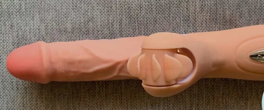 DV44S Premium Automatic Licking Thrusting Silicone Dildo — hình 12