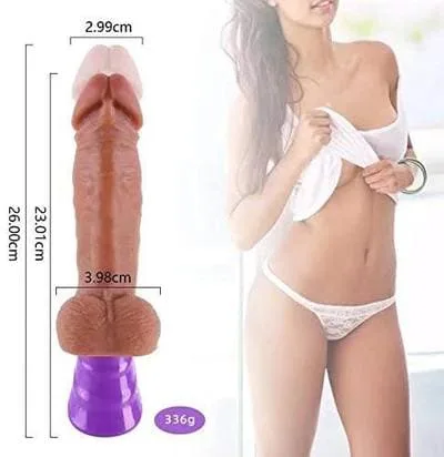 DV44X Realistic Heated Thrusting Vibrating Soft Silicone — hình 2