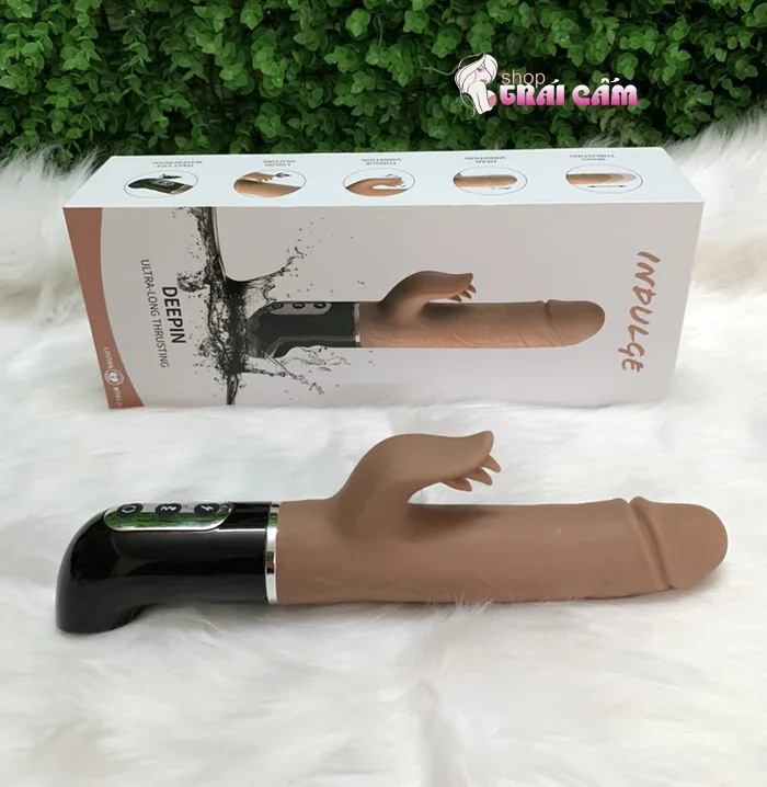 Deep Vibrating Licking Silicone Dildo Female Stimulator — hình 2