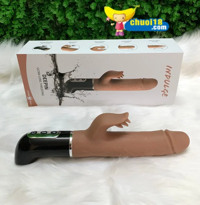 DeePin USA Silicone Licking Thrusting Powerful Vibrator — hình 2