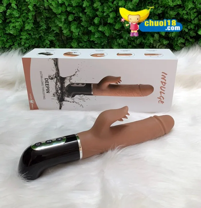 DeePin USA Silicone Licking Thrusting Powerful Vibrator — hình 3