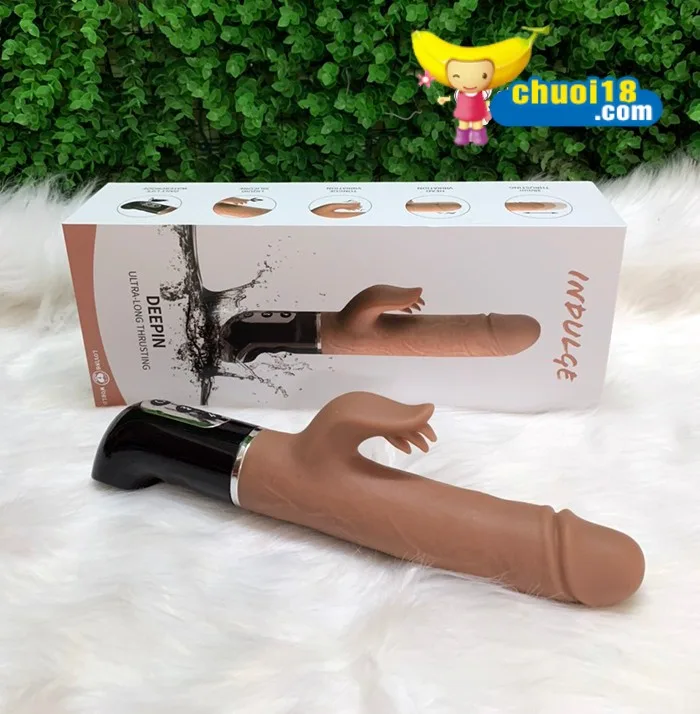 DeePin USA Silicone Licking Thrusting Powerful Vibrator — hình 4