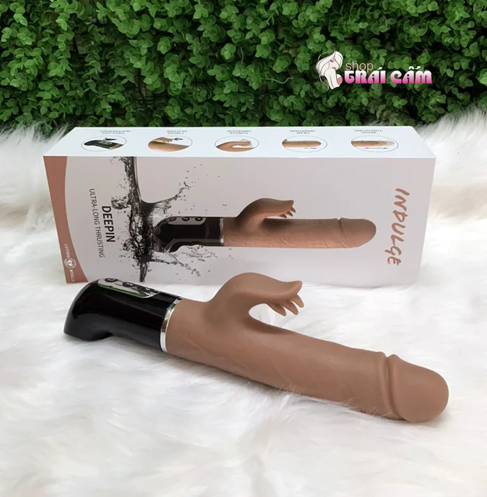 Deep Vibrating Licking Silicone Dildo Female Stimulator — hình 4